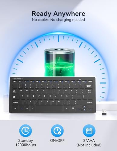 Compact wireless keyboard with media hotkeys — photo 5