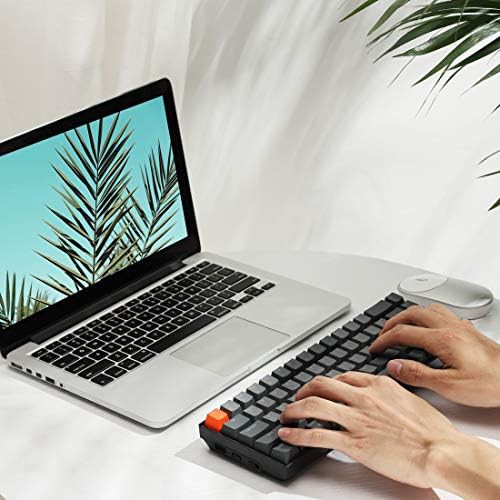 Compact 65 percent wireless blue switch keyboard — photo 3