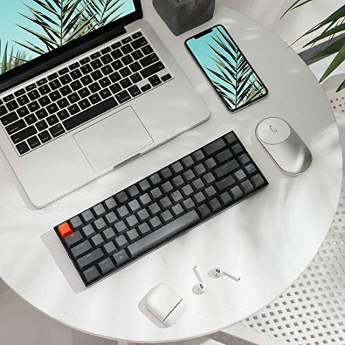Compact 65 percent wireless blue switch keyboard — photo 4