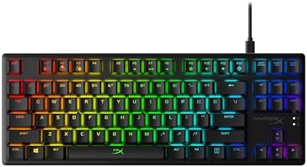 Tenkeyless mechanical keyboard with aqua switches