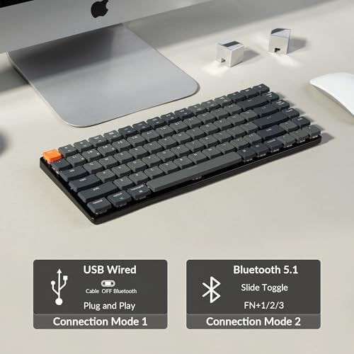 Low profile 75 percent wireless mechanical keyboard — photo 3