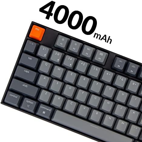 full size wireless keyboard with brown switches — photo 5