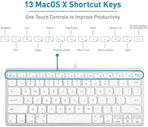Macally USB-C mini keyboard and wired mouse bundle — photo 5