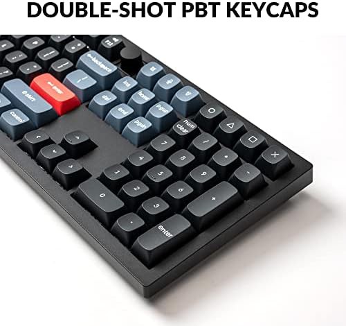 Black wired full size keyboard with knob — photo 5