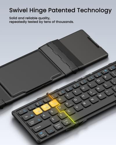 Artciety foldable wireless keyboard with touchpad — photo 5