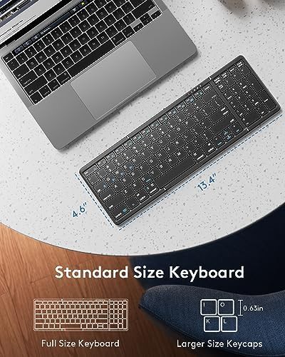 Full size foldable keyboard with numeric keypad — photo 3