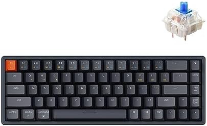 compact 65 percent wireless rgb blue switch keyboard