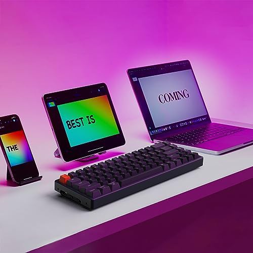 compact 65 percent wireless rgb blue switch keyboard — photo 4