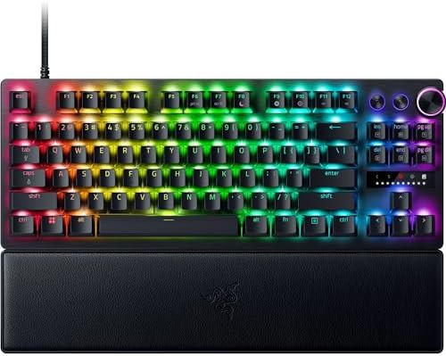 Tenkeyless esports gaming keyboard in black