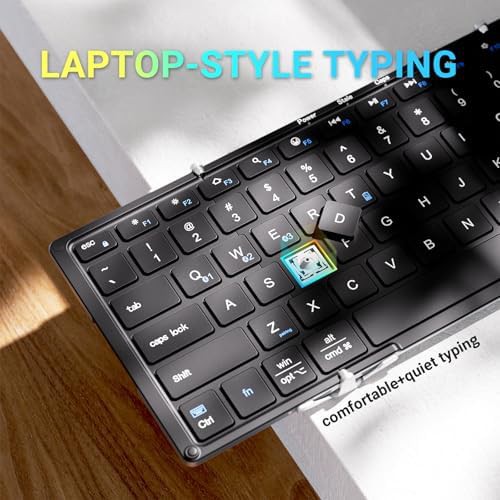 iClever BK05s slim folding wireless keyboard — photo 3