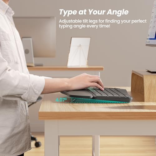 Wireless split ergonomic keyboard model RT05B — photo 4