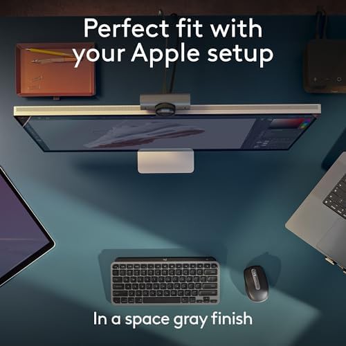 Space grey minimalist wireless mac keyboard — photo 4