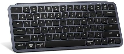 ultra slim gray wireless silent office keyboard