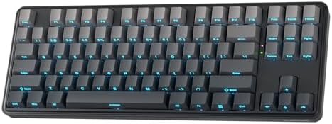 Tenkeyless wireless keyboard with gradient keycaps