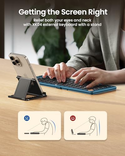 Blue compact bluetooth keyboard for tablets — photo 5