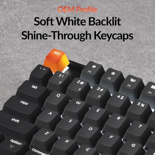 Silent red switch wireless TKL keyboard — photo 5