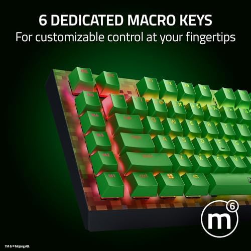 Mechanical gaming keyboard minecraft edition — photo 5