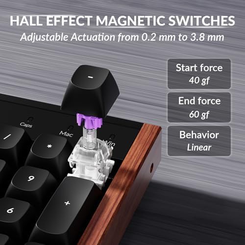 hall effect wireless full size gaming keyboard — photo 4