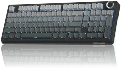 Wireless 96 percent keyboard with gradient caps