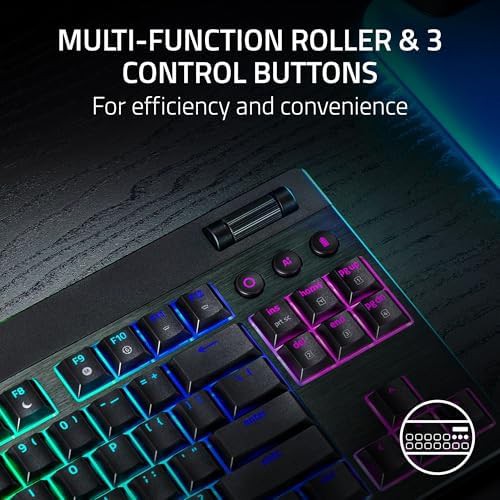 Wireless low profile tenkeyless with orange switches — photo 4