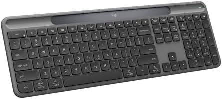 Solar powered full size wireless keyboard