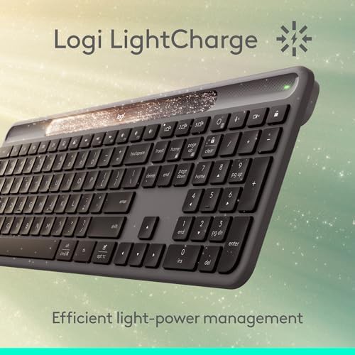 Solar powered full size wireless keyboard — photo 3