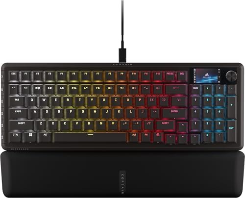 Ninety six percent mechanical keyboard with LCD display