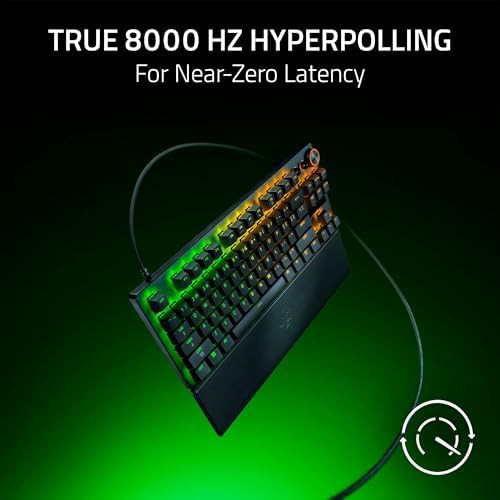 Black tenkeyless esports keyboard with 8khz polling — photo 4
