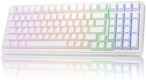 Triple mode gasket mounted keyboard with linear switches