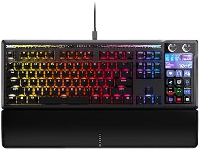 Full size mechanical keyboard with black chassis