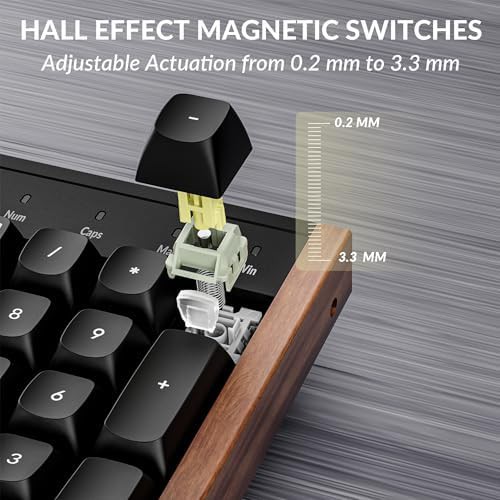 wireless full size magnetic switch gaming keyboard — photo 4