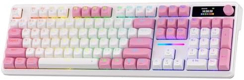 Full size wireless keyboard with knob