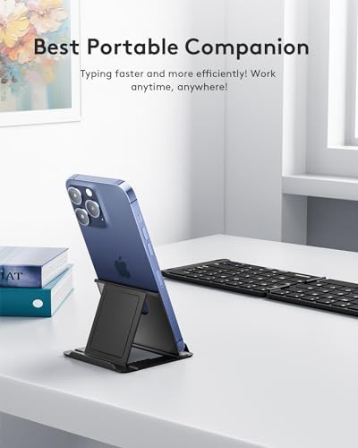 Ultra slim silent black travel keyboard — photo 3