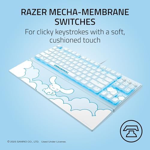 Low profile tenkeyless keyboard cinnamoroll edition — photo 3