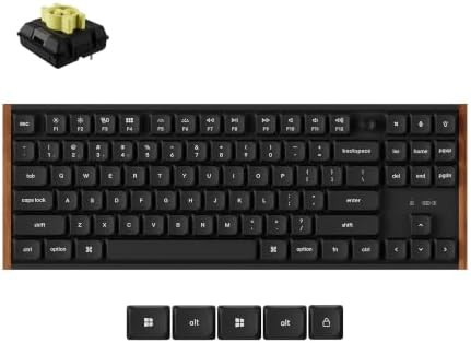 Low profile wireless TKL with knob