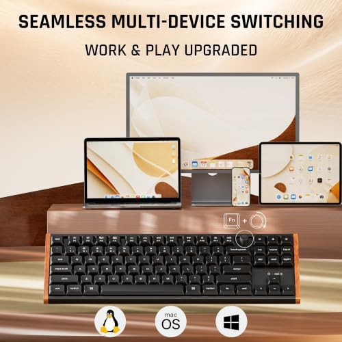 Low profile wireless TKL with knob — photo 4